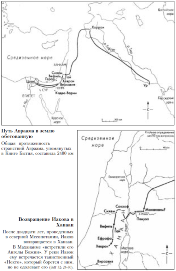 Путь авраама из ура в землю обетованную карта